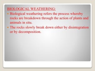 Weathering & Erosion (picture based learning) | PPTX