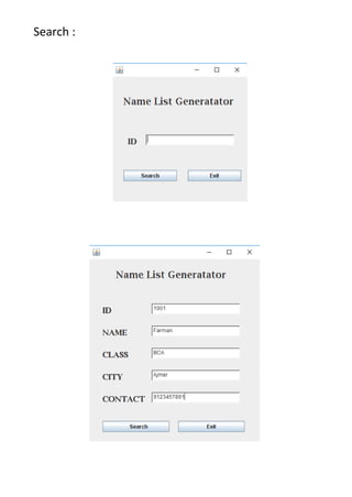 Name list generator | PDF