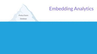 Database
Pretty Charts
Embedding Analytics
 