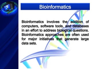 Computational Biology and Bioinformatics | PPTX