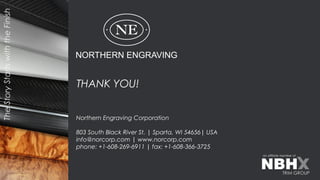 Northern Engraving | Nameplate Manufacturing Process