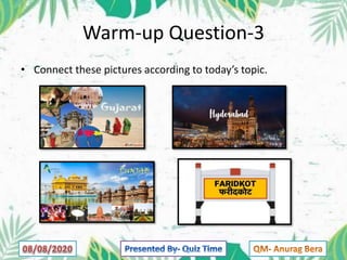 Warm-up Question-3
• Connect these pictures according to today’s topic.
 