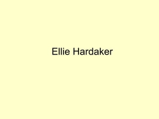 Ellie Hardaker 