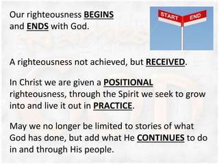 Names of God part 11 (Yahweh Tsidkenu) | PPTX
