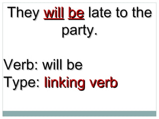 First Party Verb Name that verb | PPT