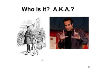 Who is it? A.K.A.?
54
 