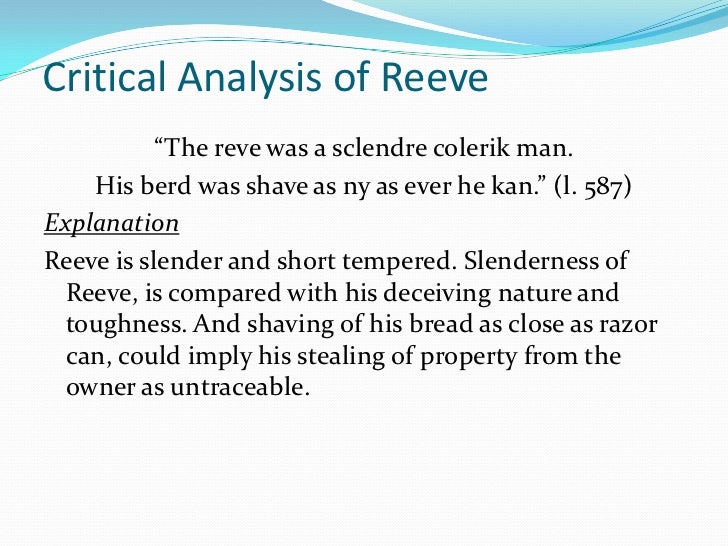 The canterbury tales essay
