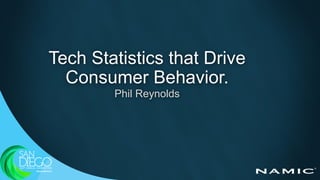 Tech Statistics that Drive
Consumer Behavior.
Phil Reynolds
 