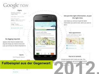 Fallbeispiel aus der Gegenwart
 