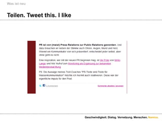 Vernetzung. Wer kennt wenWas ist neuGeschwindigkeit. Dialog. Vernetzung. Menschen.