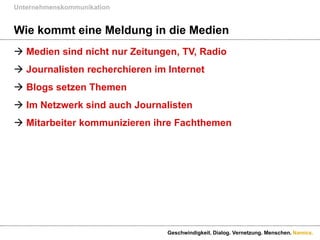 Was heisst das nun für Medien Ingenieure?Geschwindigkeit. Dialog. Vernetzung. Menschen.