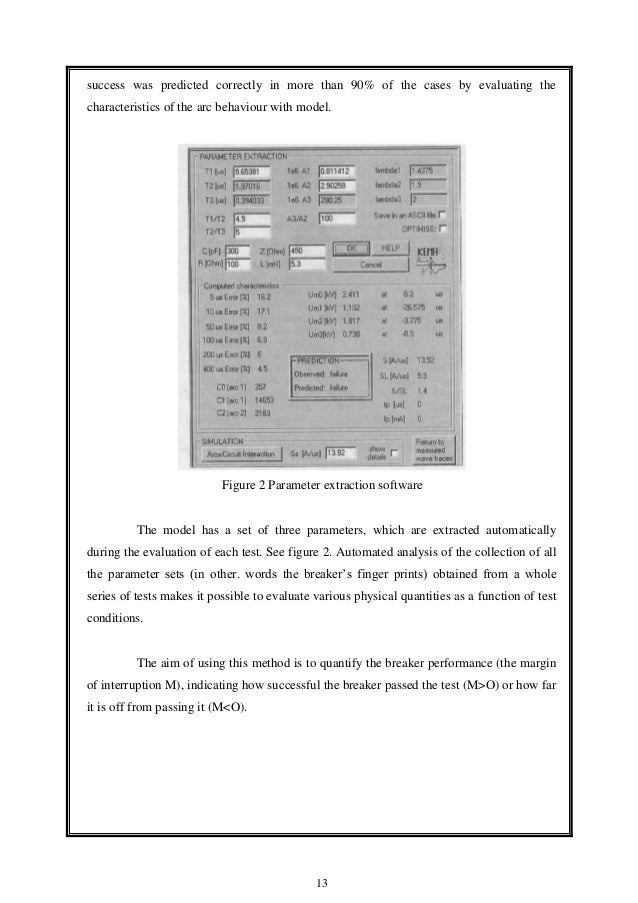 DIGITAL TESTING OF HIGH VOLTAGE CIRCUIT BREAKER