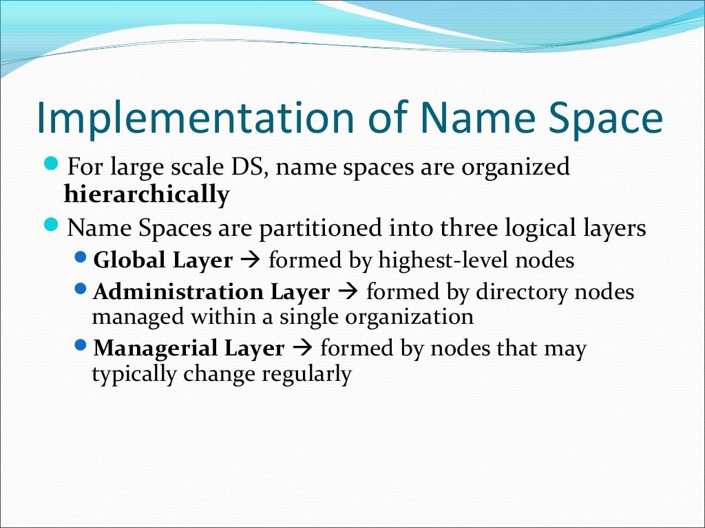 Naming in Distributed Systems