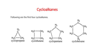 Cycloalkanes
 