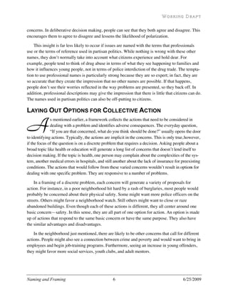 Naming And Framing Booklet | PDF
