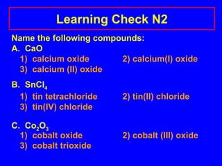Naming binary and ternary compounds | PPT