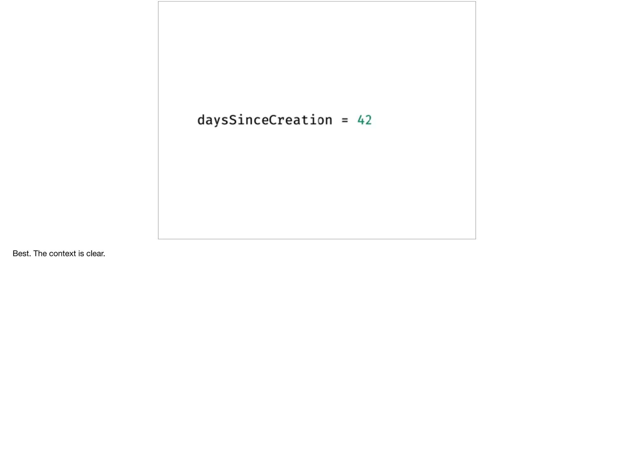 Best. The context is clear.
 