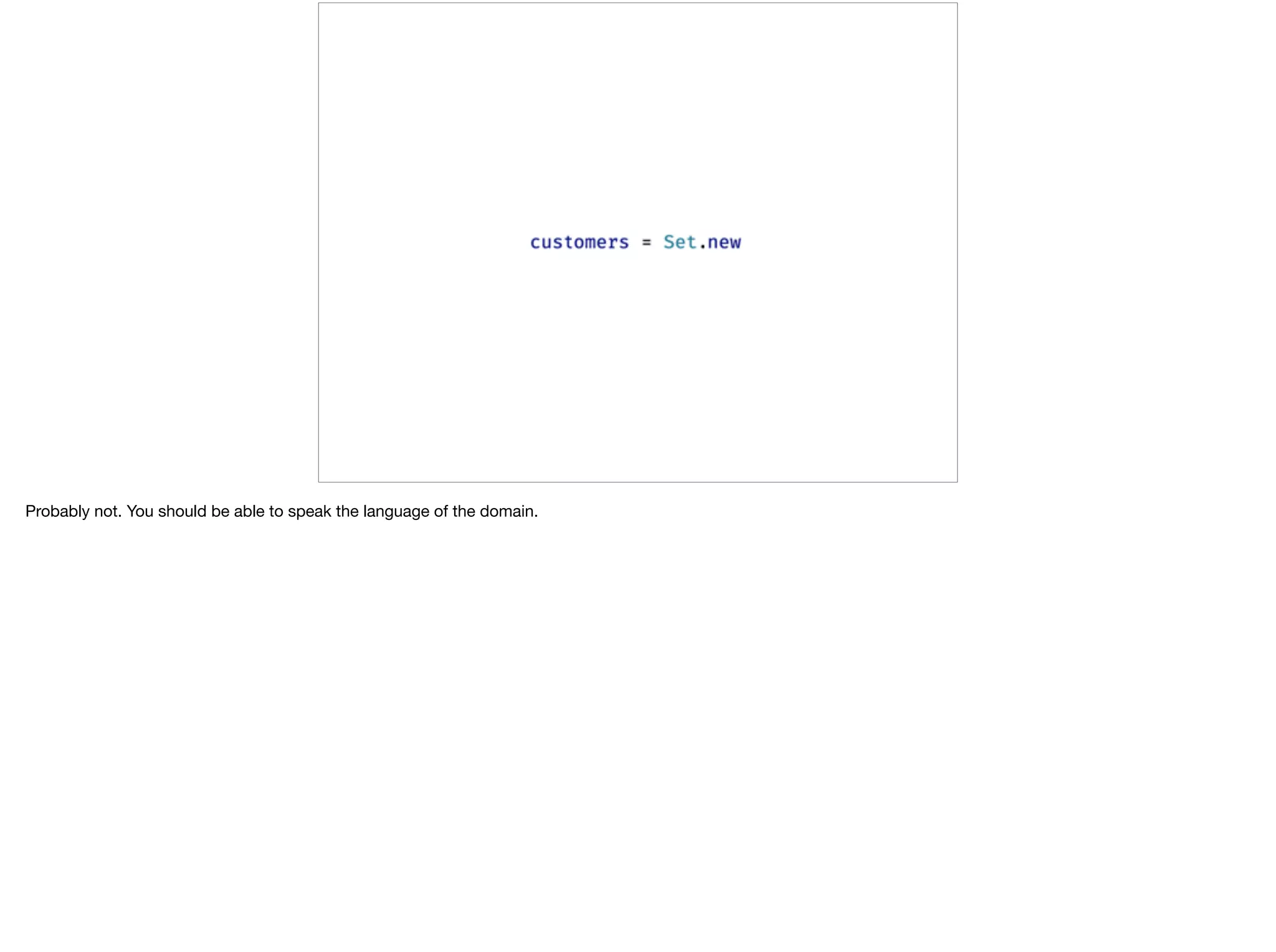 Probably not. You should be able to speak the language of the domain.
 