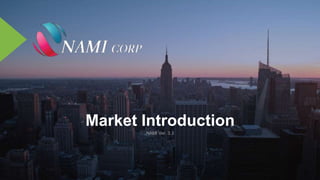 Market Introduction
NAMI Ver. 3.3
 