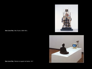 Nam June Paik, Meu Fausto (1989-1991)

Nam June Paik, Retrato do Jogador de Xadrez, 1911

 