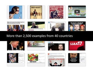 More than 2,500 examples from 40 countries
 