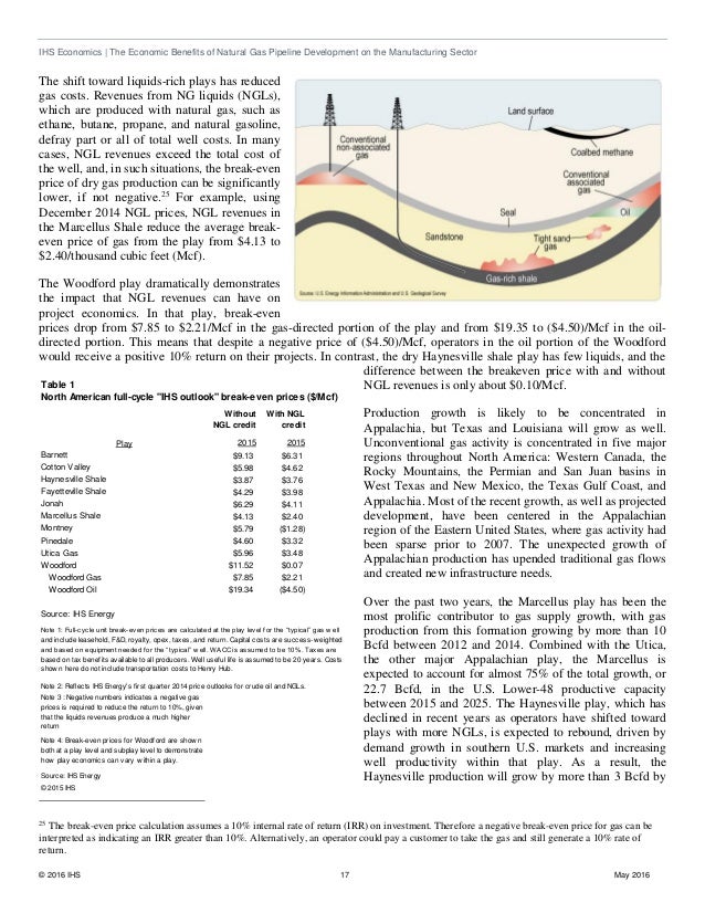 IHS The Economic Benefits of Natural Gas Pipeline Development on the…