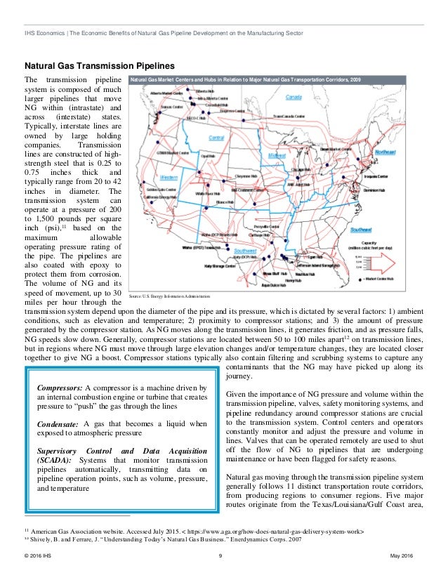 IHS The Economic Benefits of Natural Gas Pipeline Development on the…