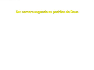 Nestes últimos anos temos visto um apelo exagerado pelos meios
de comunicação que estão sempre apelando para a sexualidade e
que a relação sexual antes do casamento é normal. Antes de
namoro não tem problema em fazer um teste drive(ficar).
 