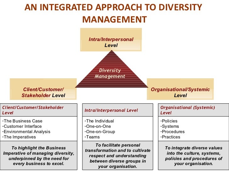 Rational Approach In Diversity Management