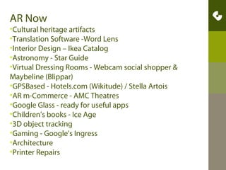 What are the applications in
the arts?

 