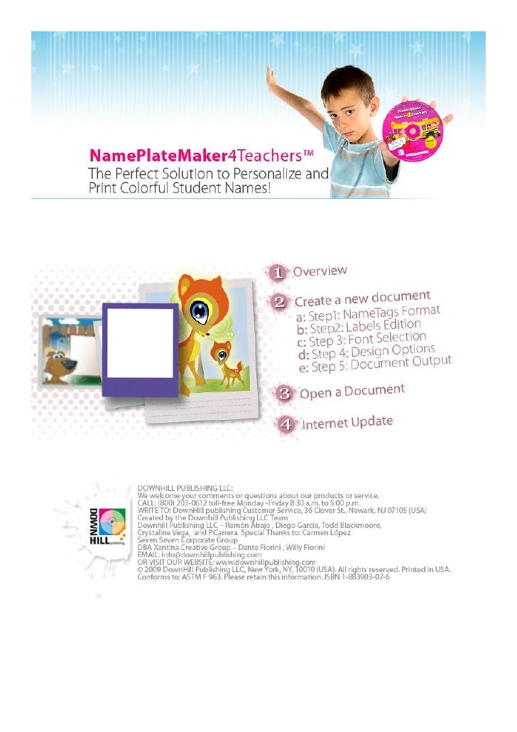 Nameplate Maker 4 Teachers