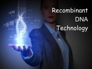 Recombinant
DNA
Technology
 