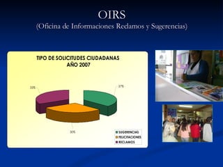 OIRS (Oficina de Informaciones Reclamos y Sugerencias) 