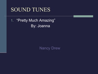 Nancy Drew: The Clue in the Old Album By: Sarah Fuller