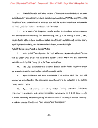 Case 2:10-cv-03470-JFB-AKT Document 1 Filed 07/29/10 Page 16 of 39 PageID #: 16
 