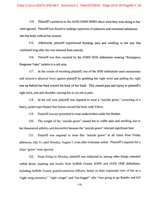 Case 2:10-cv-03470-JFB-AKT Document 1 Filed 07/29/10 Page 19 of 39 PageID #: 19
 