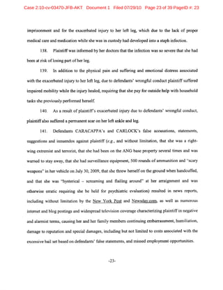 Case 2:10-cv-03470-JFB-AKT Document 1 Filed 07/29/10 Page 23 of 39 PageID #: 23
 