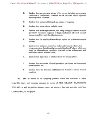 Case 2:10-cv-03470-JFB-AKT Document 1 Filed 07/29/10 Page 31 of 39 PageID #: 31
 