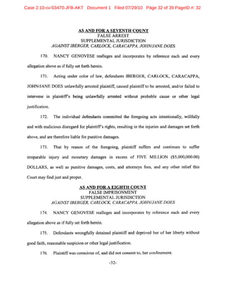 Case 2:10-cv-03470-JFB-AKT Document 1 Filed 07/29/10 Page 32 of 39 PageID #: 32
 