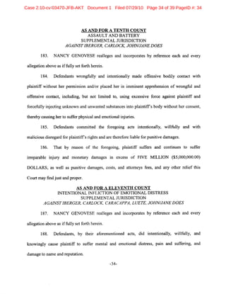 Case 2:10-cv-03470-JFB-AKT Document 1 Filed 07/29/10 Page 34 of 39 PageID #: 34
 