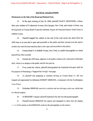 Case 2:10-cv-03470-JFB-AKT Document 1 Filed 07/29/10 Page 5 of 39 PageID #: 5
 