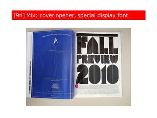 [9n] Mix: cover opener, special display font
 