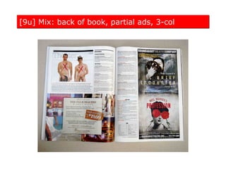 [9u] Mix: back of book, partial ads, 3-col
 