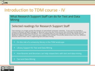 What is Text and Data Mining (TDM)?