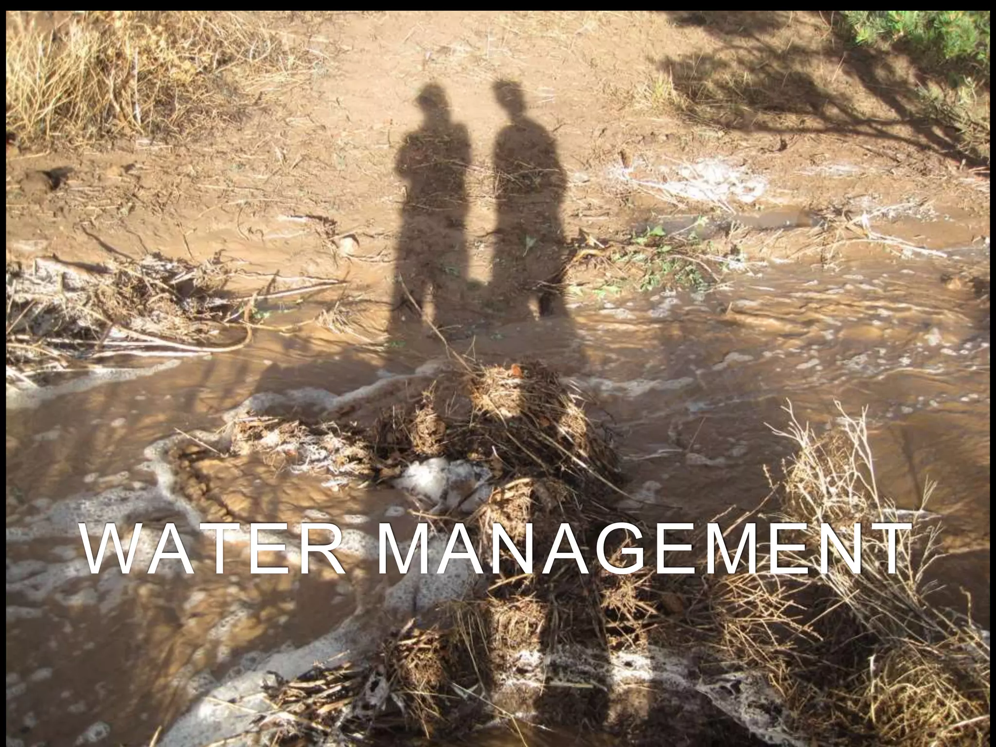 WATER MANAGEMENT
 