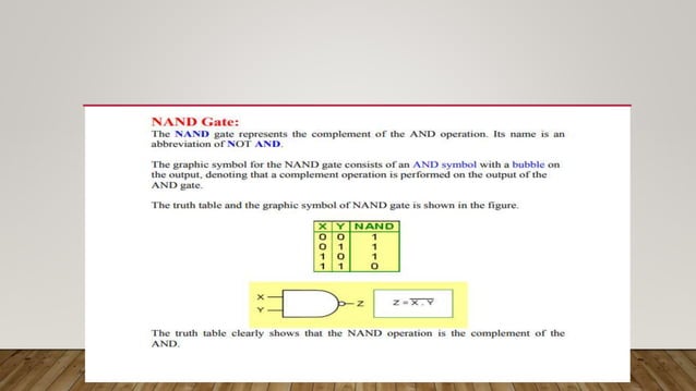 Nand and nor gate | PPT