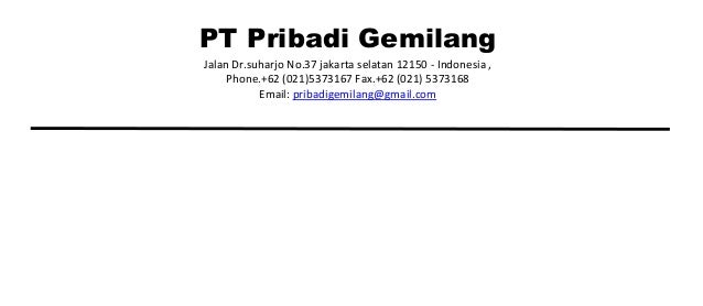 CONTOH SURAT