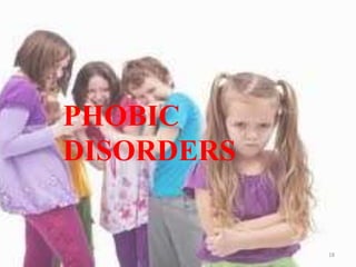 PHOBIC
DISORDERS
18
 