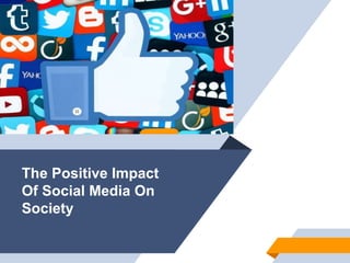 Social Media– Impact on Human Behavior and Society | PPTX