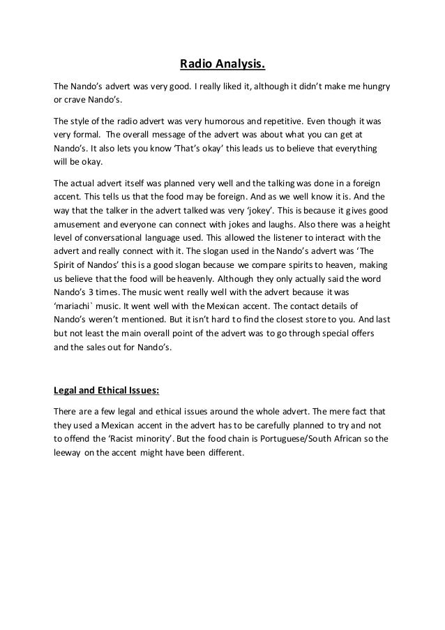 Nando's globalisation picture